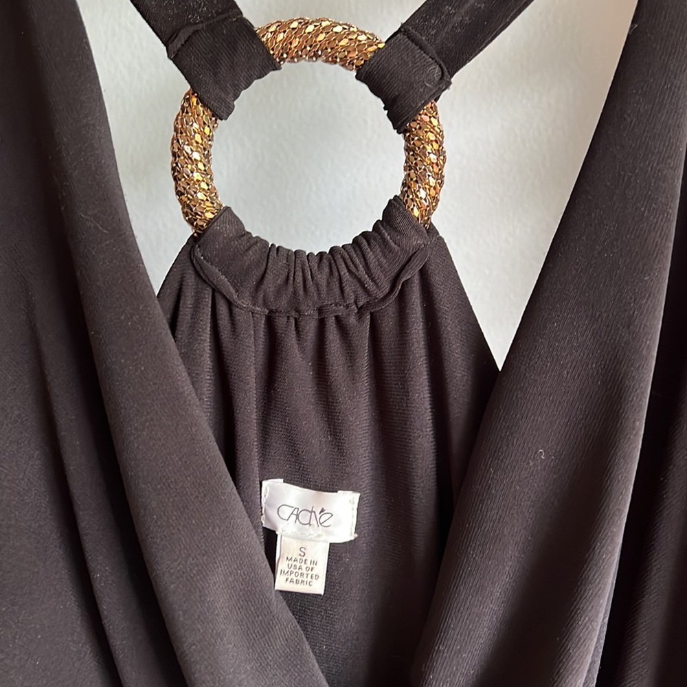 Y2K Cache Cowl Neck Dress - Picture 6 of 8